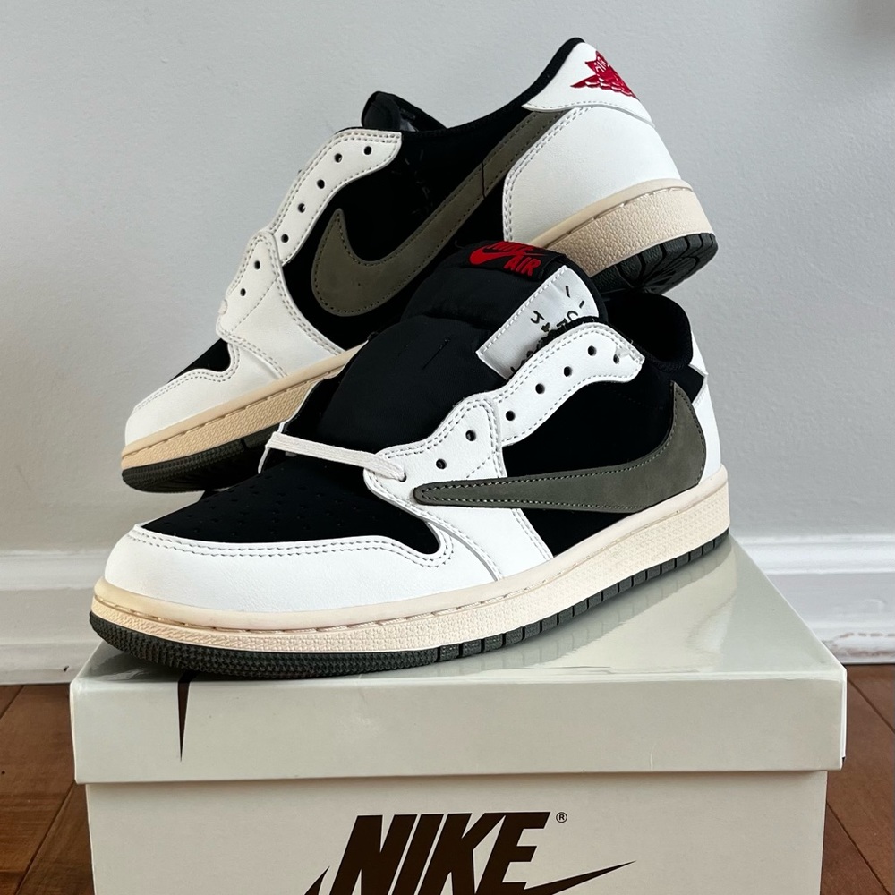 NEW Air Jordan 1 Low OG Travis Scott Olive